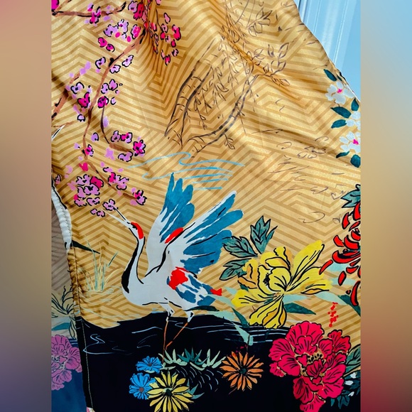 Kimono dress with buttons and belt - Picture 3 of 4